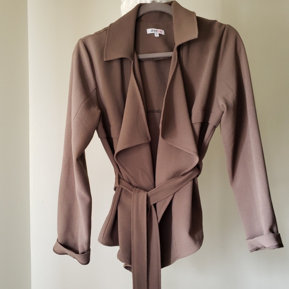 Justfab Taupe Jacket
